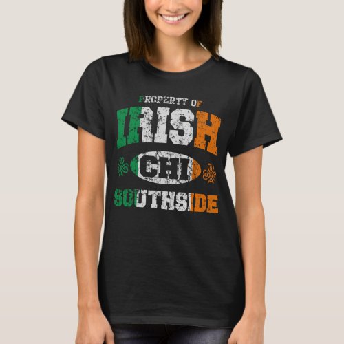 Cute Vintage Irish Chicago South Side Pride T_Shirt
