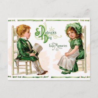 Cute Vintage Irish St. Patrick's Day Postcard