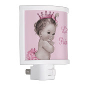 Cute Vintage Little Princess Baby Pink Night Light (Right)