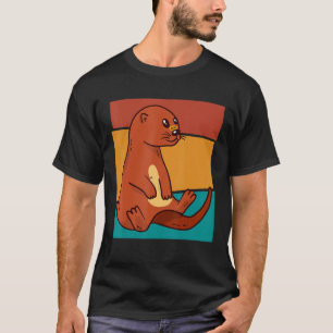 Cute Vintage River Otter T-Shirt