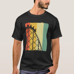 Cute Vintage Roller Coaster Design Men Women Amuse T-Shirt