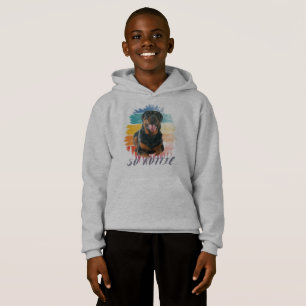 Cute Vintage Rottie Rottweiler Dog Animal Pet Love Hoodie