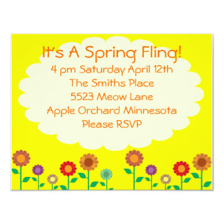 Spring Fling Party Invitations 6