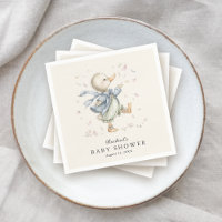 Cute Vintage Storybook Duck Baby Shower 