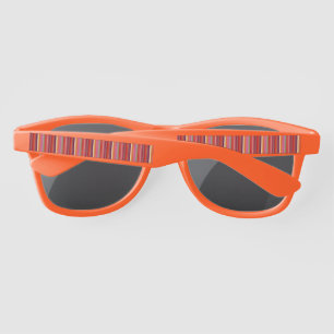 Cute vintage striped colors sunglasses