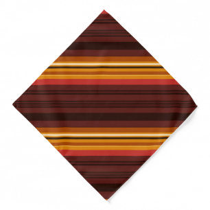 Cute vintage stripes bandana