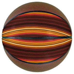 Cute vintage stripes basketball