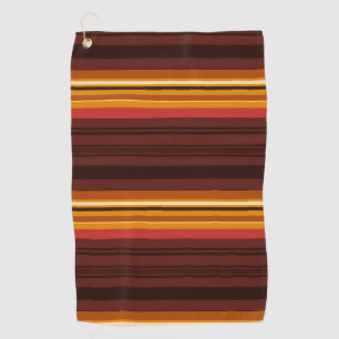 Cute vintage stripes golf towel