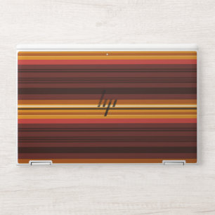 Cute vintage stripes HP laptop skin