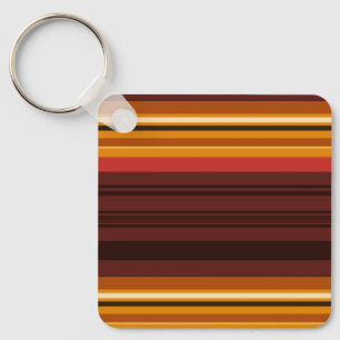 Cute vintage stripes keychain