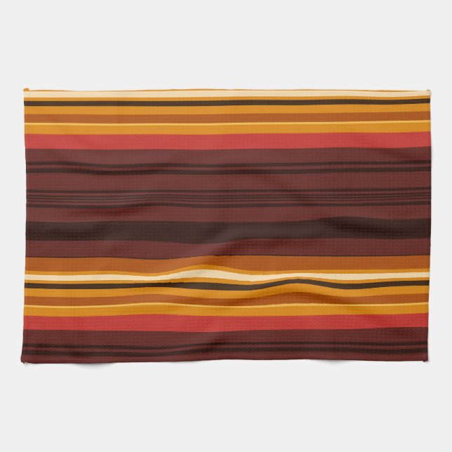 Cute vintage stripes kitchen towel (Horizontal)