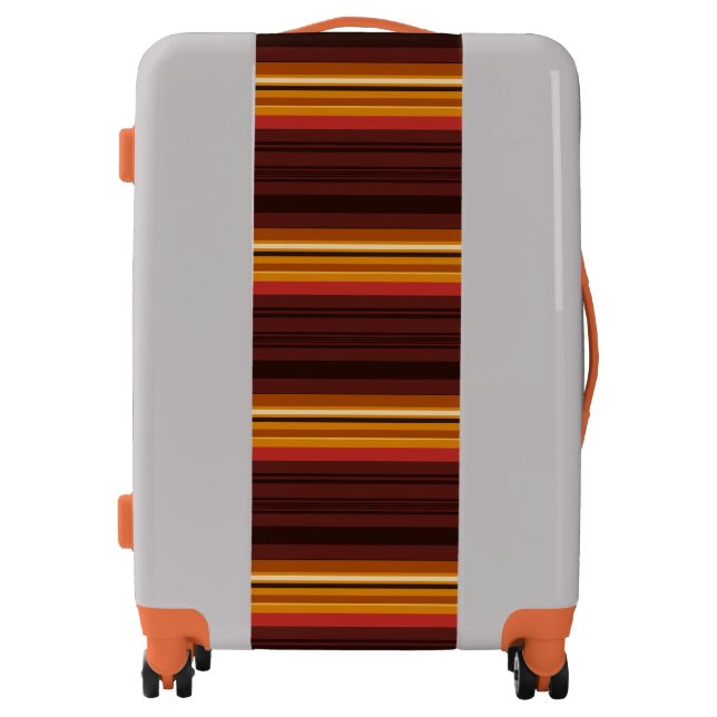 Cute vintage stripes luggage (Front)