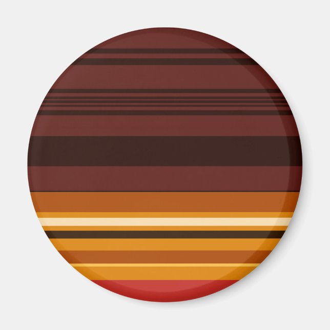 Cute vintage stripes magnet (Front)