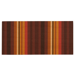 Cute vintage stripes wood flash drive