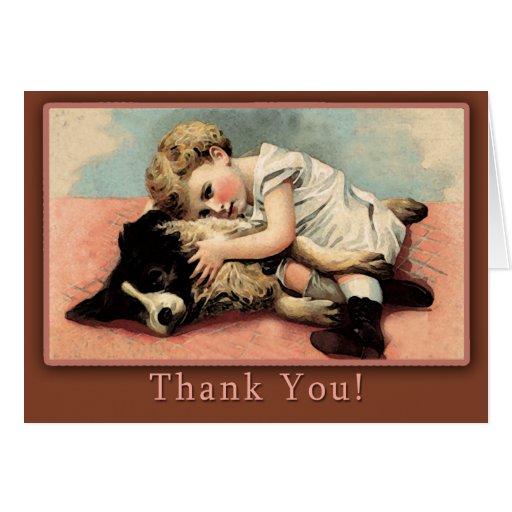 Vintage Thank You Notes - Printable Cards