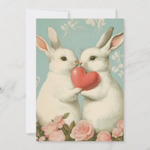Cute Vintage Valentine’s Day Holiday Card