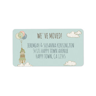 We Have Moved Return Address Labels | Zazzle