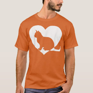 Cute vintage Who Loves Cats Black cat Funny White T-Shirt