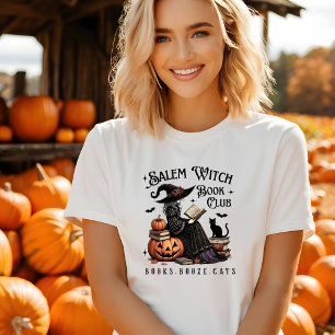 Cute Vintage Witch Book Club Tshirt
