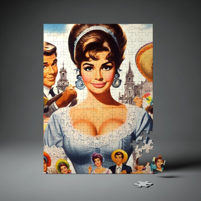 Cute Vintage Woman Jigsaw Puzzle (Creator Uploaded)