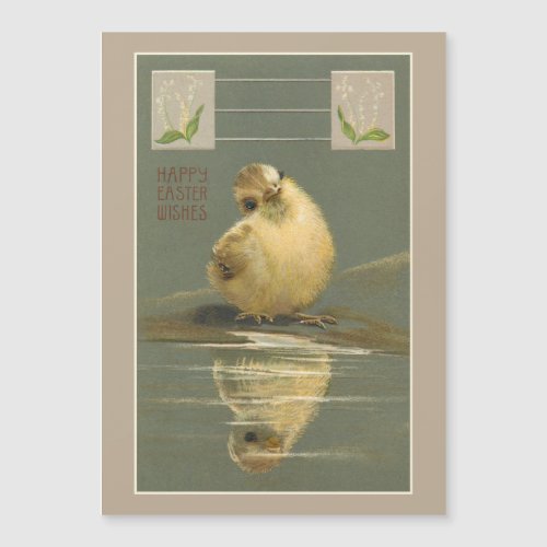 Cute Vintage Yellow Easter Chick