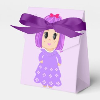 Cute Violet Girl Thank You