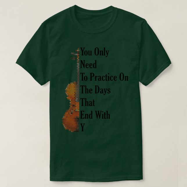 Cute Violin Gift T-Shirt (Design Front)
