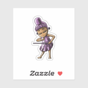 Cute Violin Viola Classical Sticker