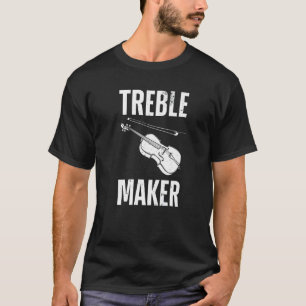 Cute Violinist For Men Women Violin  Music Viola P T-Shirt