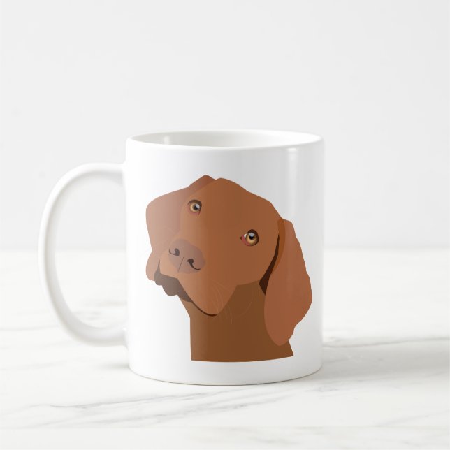 Cute Vizsla Coffee Mug (Left)