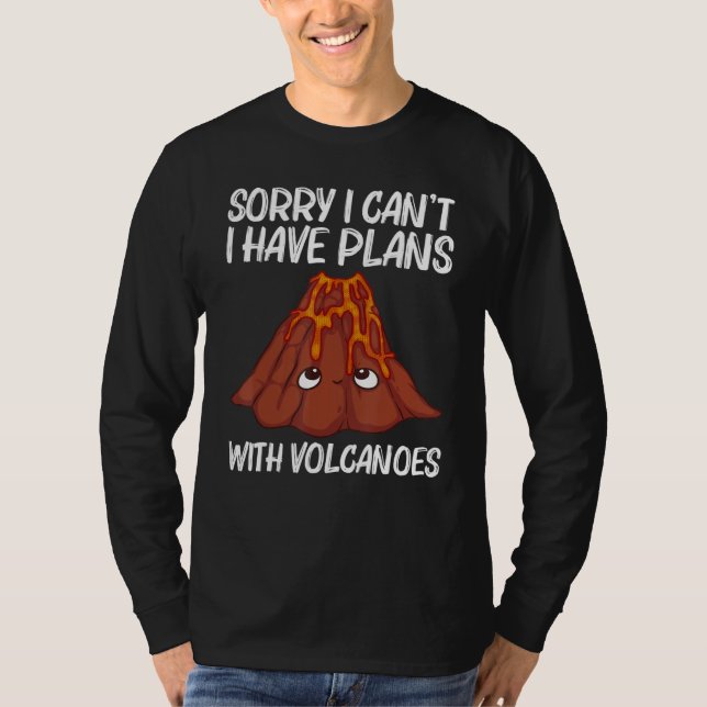 Cute Volcano For Men Women Volcanologist Volcanic  T-Shirt (Front)