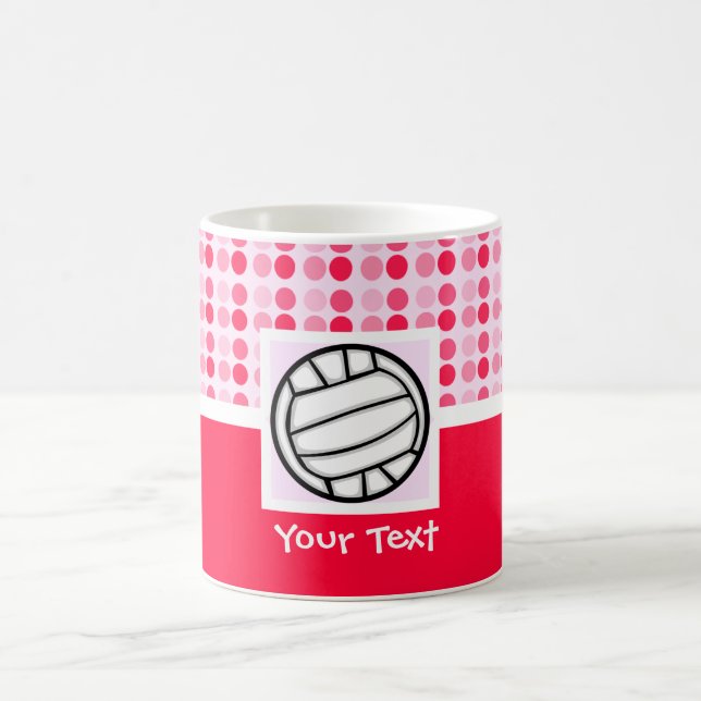 Cute Volleyball Coffee Mug (Center)