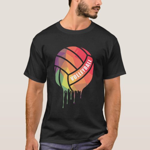 Cute Volleyball For Girls Women T_Shirt