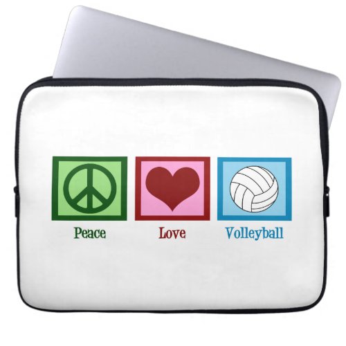 Cute Volleyball Laptop Sleeve