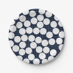 Cute Volleyball Paper Plates