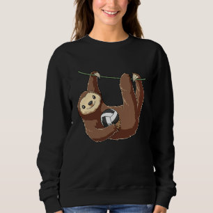 Cute Volleyball Sloth Sweatshirt