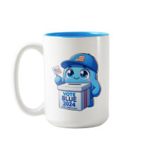 Cute Vote Blue 2024 Presidential Election 15 oz