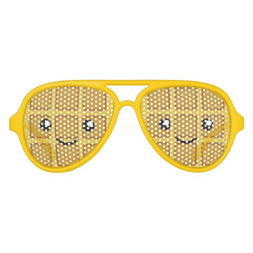 Cute Waffle Aviator Sunglasses