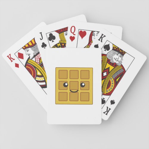 Cute Waffle Playing Cards