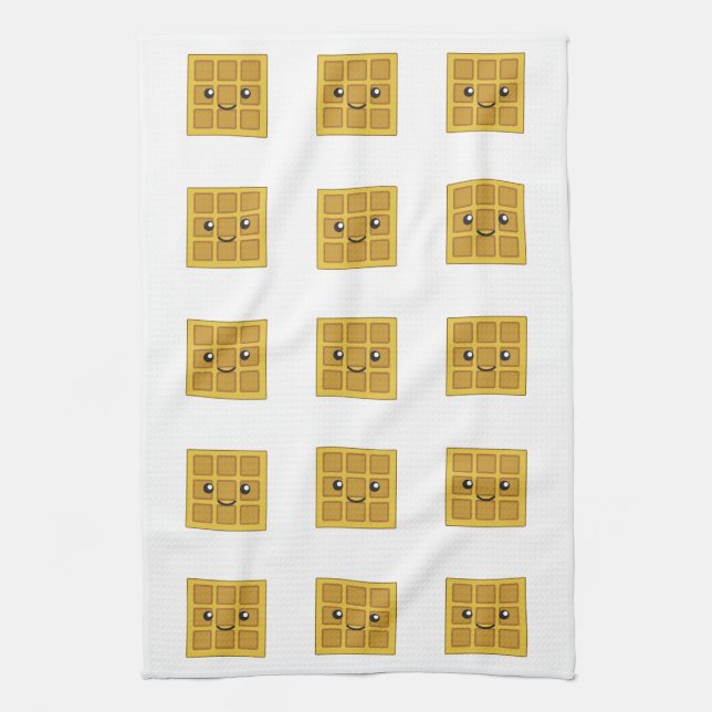 Cute Waffle Towel (Vertical)