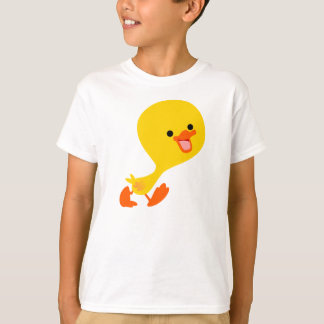 Cute Walking Cartoon Duckling Children T-Shirt