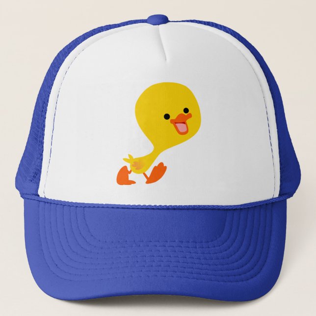 Cute Walking Cartoon Duckling Hat (Front)
