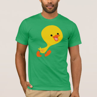 Cute Walking Cartoon Duckling T-Shirt