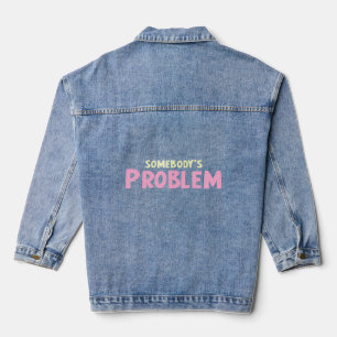 Cute Wallen Merch Somebody's Problem Outfit 2022 Denim Jacket