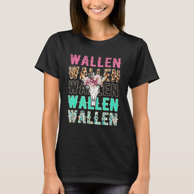 Cute Wallen Outfit  Wallen Country Wallen T-Shirt (Front)