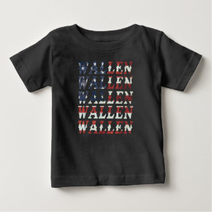 Cute Wallen Shirt American Flag Red White t-shirt
