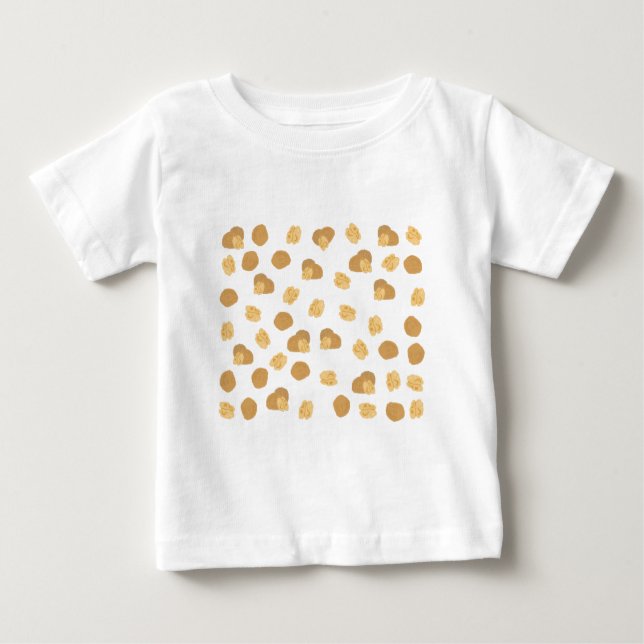 Cute Walnuts Nut Pattern Baby T-Shirt (Front)
