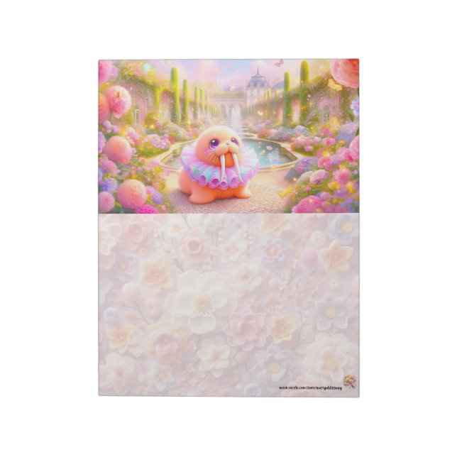 Cute Walrus Notepad (Rotated)