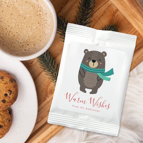Cute Warm Wishes Bear Hot Chocolate Drink Mix