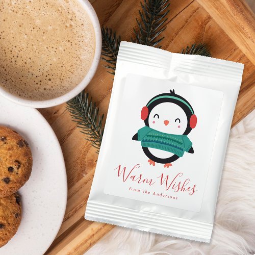 Cute Warm Wishes Penguin Hot Chocolate Drink Mix